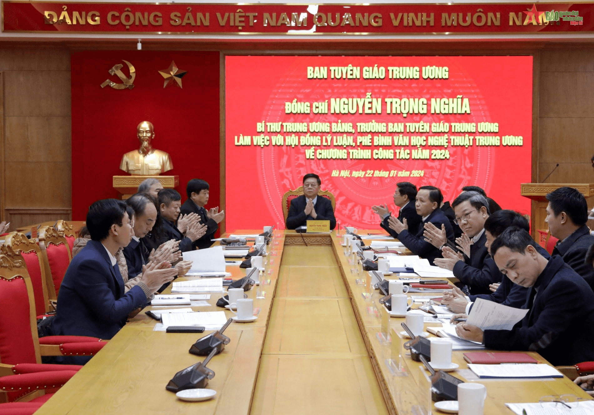 Tiếp tục nâng cao vị thế, uy tín của Hội đồng Lý luận phê bình văn học nghệ thuật Trung ương