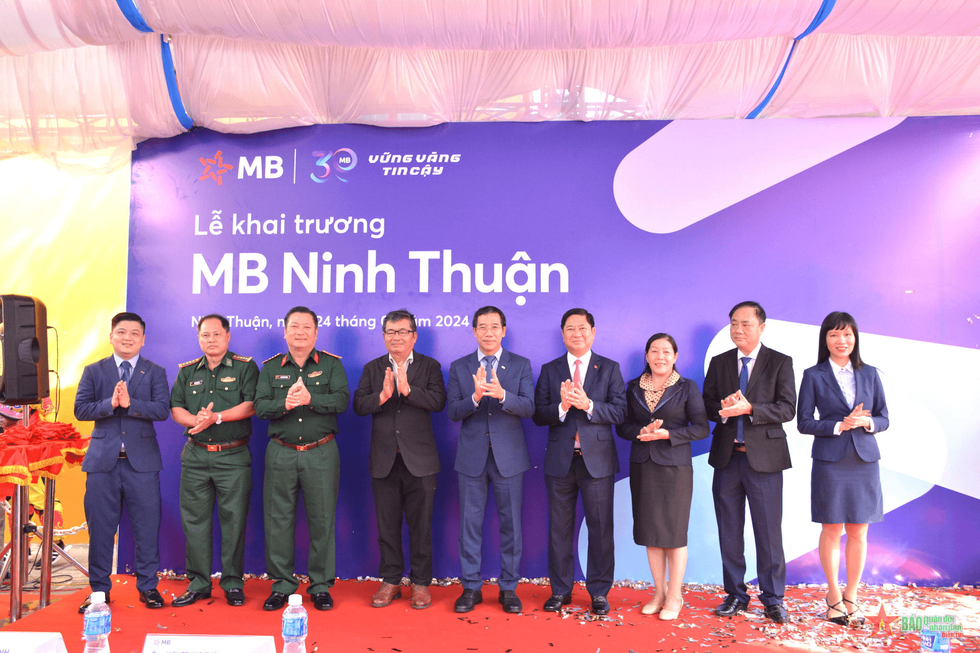 Ngân hàng Quân đội khai trương chi nhánh tại Ninh Thuận