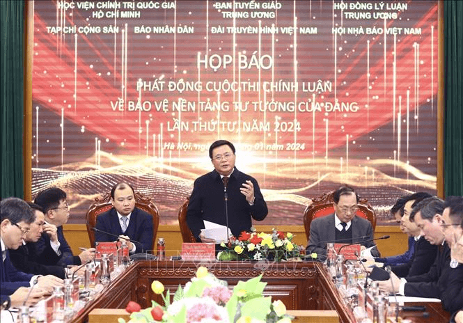 Phát động Cuộc thi chính luận về bảo vệ nền tảng tư tưởng của Đảng lần thứ tư, năm 2024