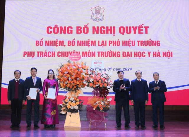 Trường Đại học  Y Hà Nội có Phó hiệu trưởng mới