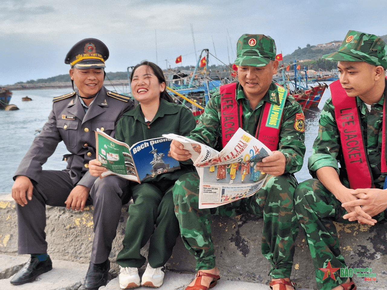Một ngày trên đảo tiền tiêu