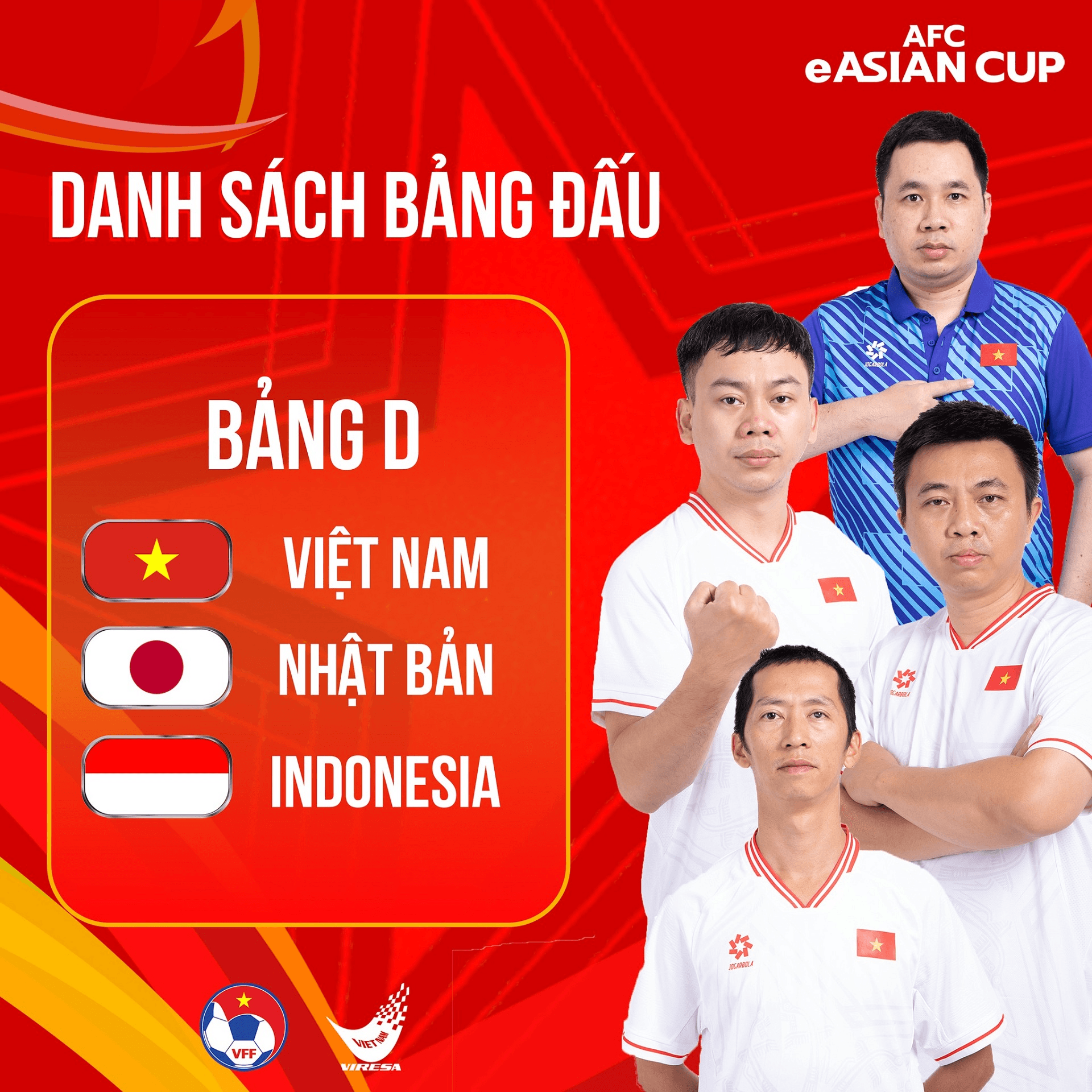 Đội tuyển Việt Nam có thể đòi nợ Indonesia và Nhật Bản trong game