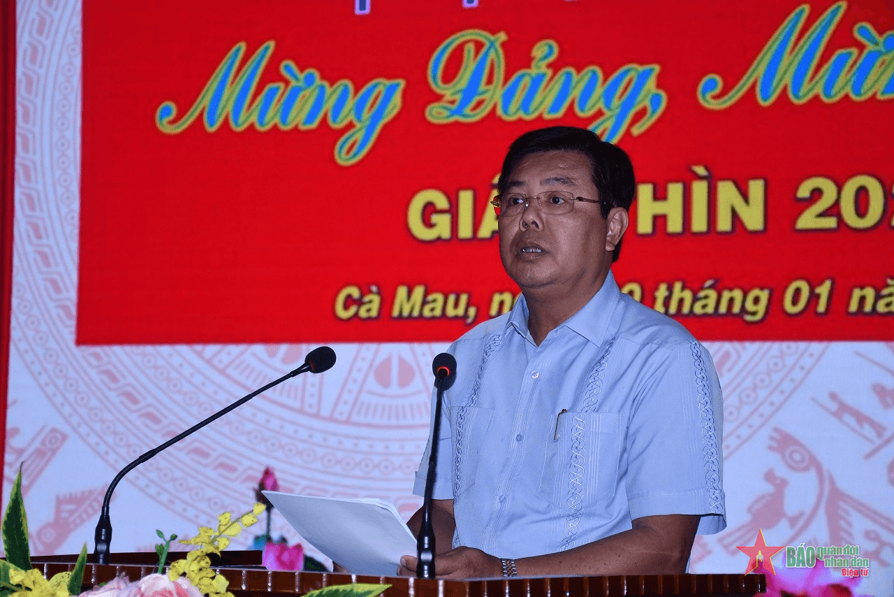 Cà Mau họp mặt lực lượng vũ trang mừng Đảng, mừng Xuân Giáp Thìn 2024