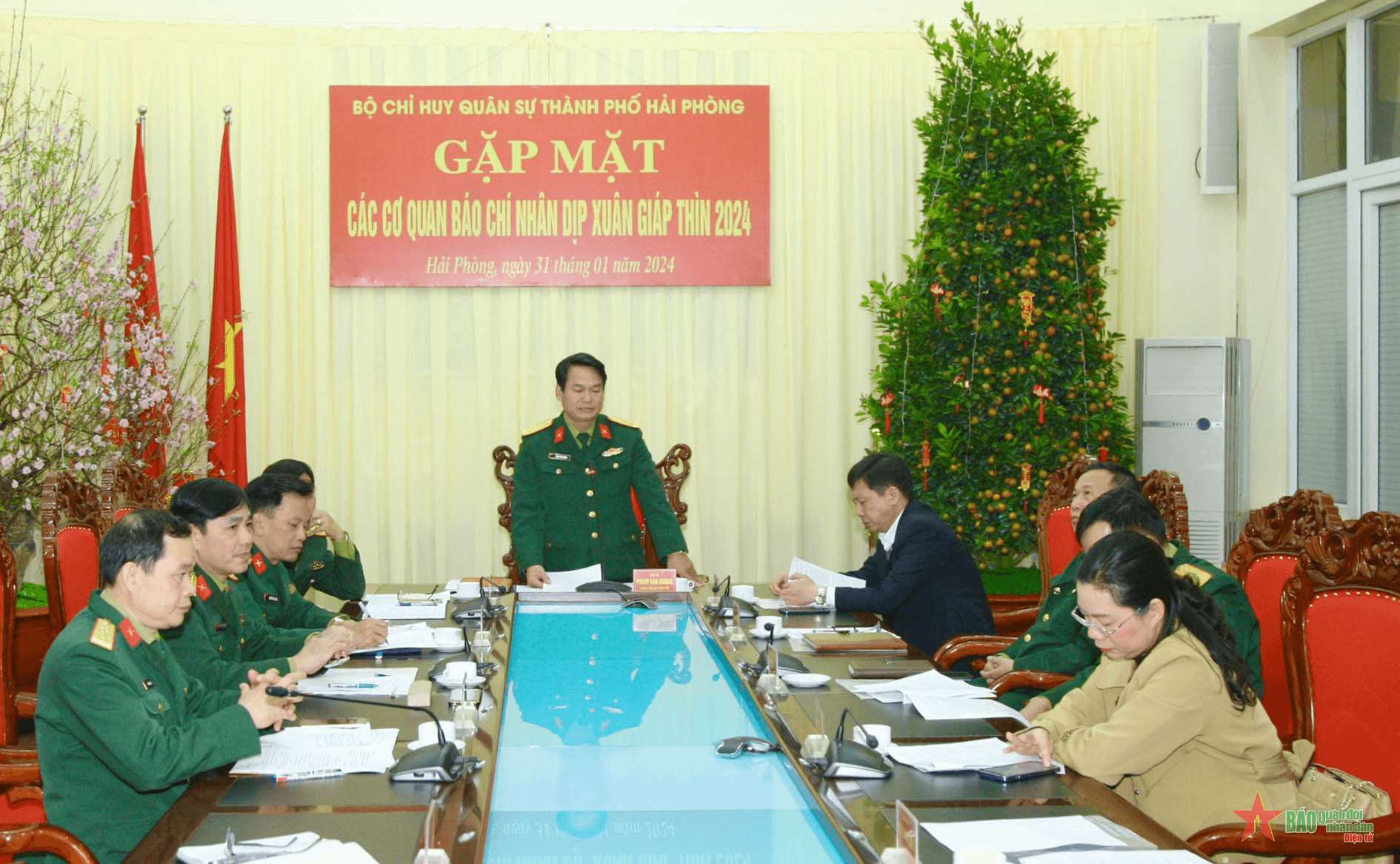 Bộ CHQS TP Hải Phòng đẩy mạnh công tác tuyên truyền trên các phương tiện thông tin đại chúng