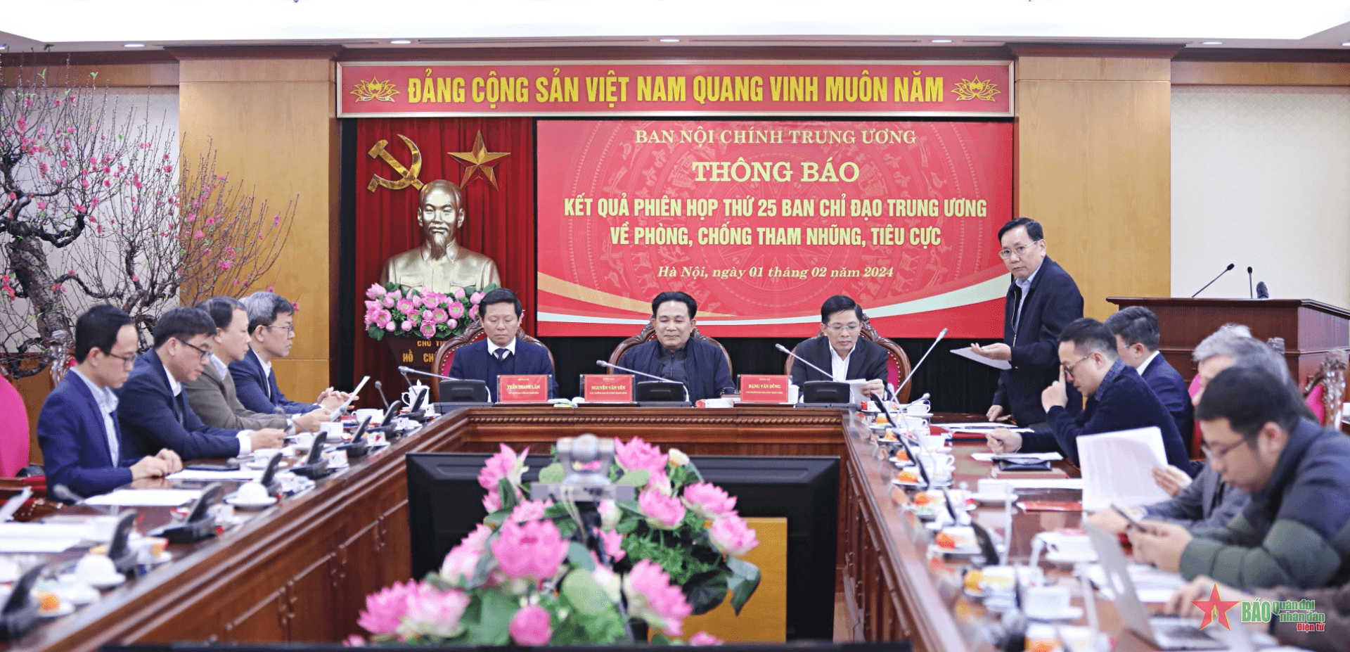 Công tác phòng, chống tham nhũng, tiêu cực tiếp tục được đẩy mạnh, ngày càng quyết liệt, đồng bộ