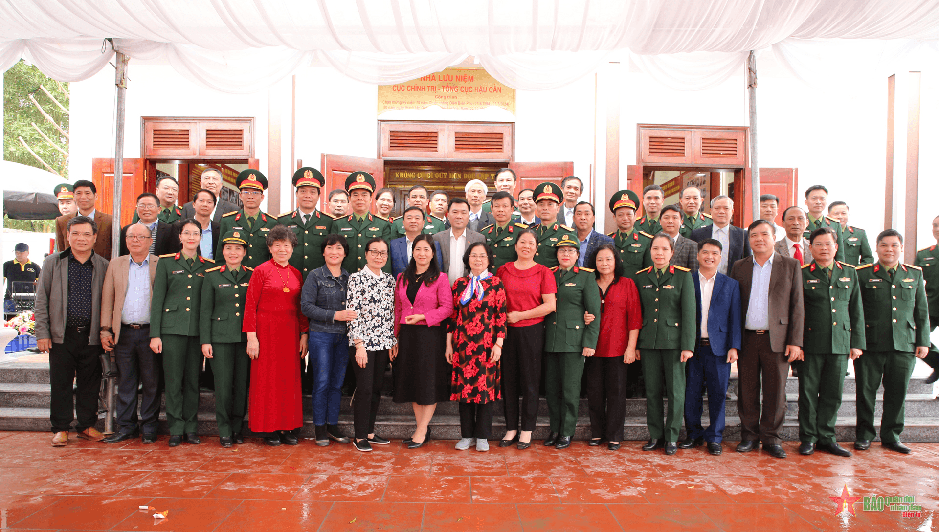 Cục Chính trị, Tổng cục Hậu cần khánh thành Nhà lưu niệm tại xã Định Biên