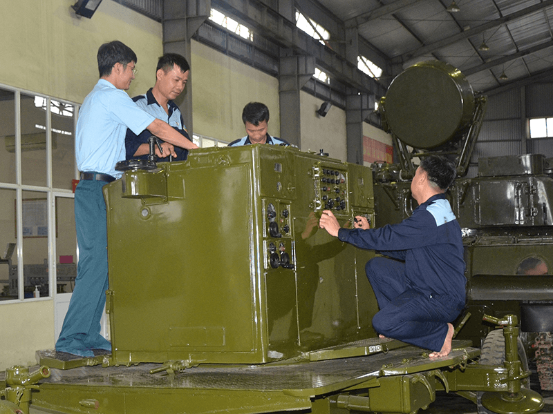 Sửa chữa vũ khí, khí tài Pháo phòng không hiệu quả, chất lượng