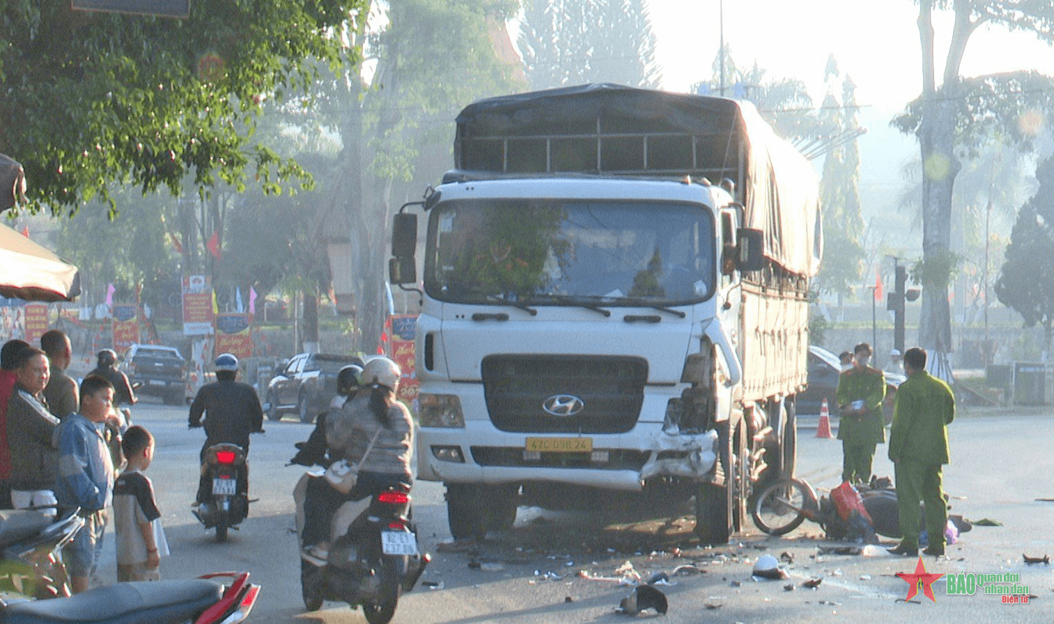 Kon Tum: Tai nạn giao thông nghiêm trọng làm 2 người tử vong