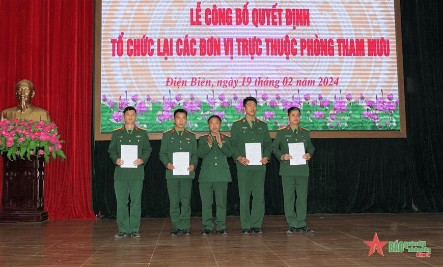 Tổ chức lại biên chế các đơn vị tại Bộ Chỉ huy Quân sự tỉnh Điện Biên
