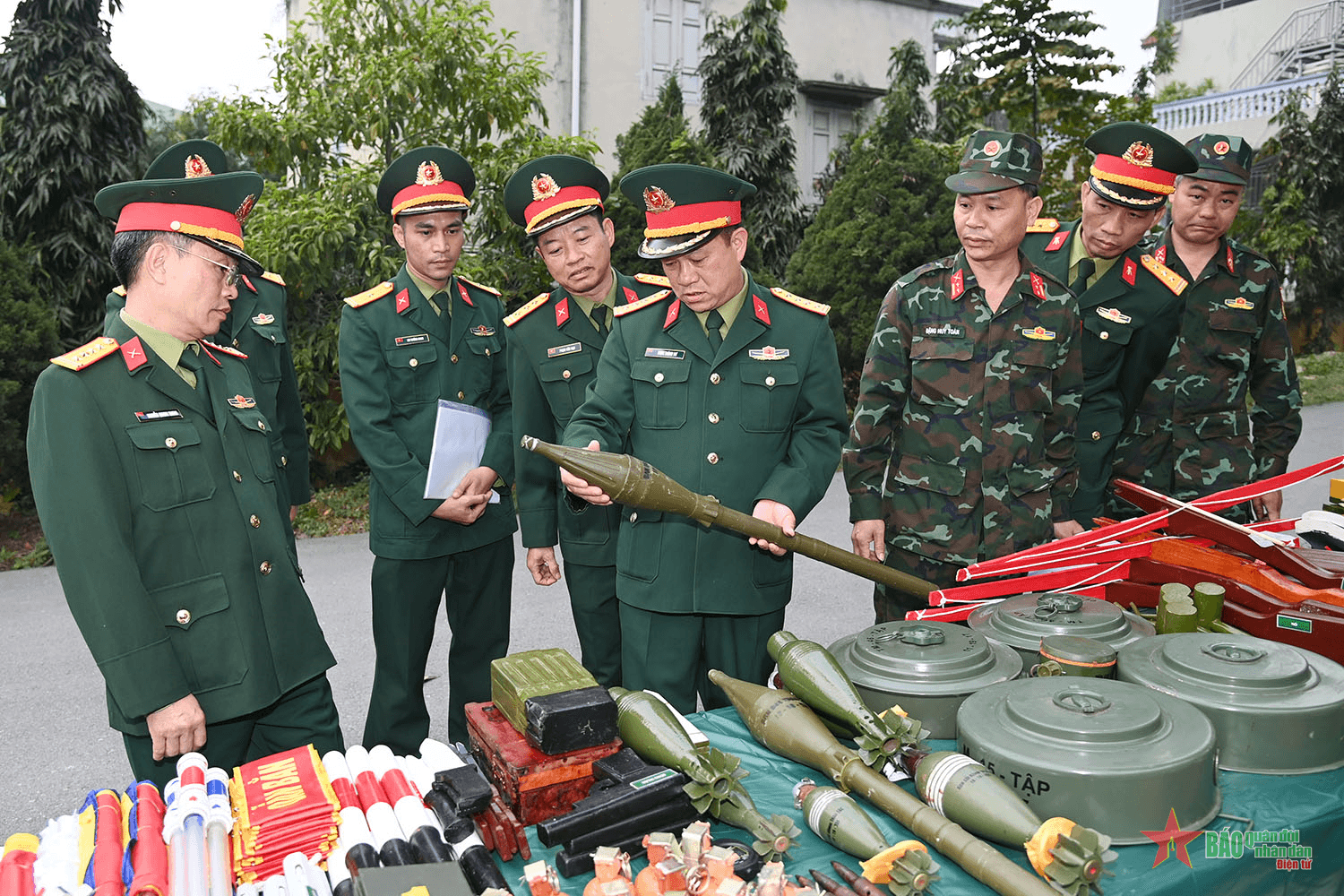 Bộ CHQS tỉnh Quảng Ninh thi công tác chuẩn bị huấn luyện năm 2024
