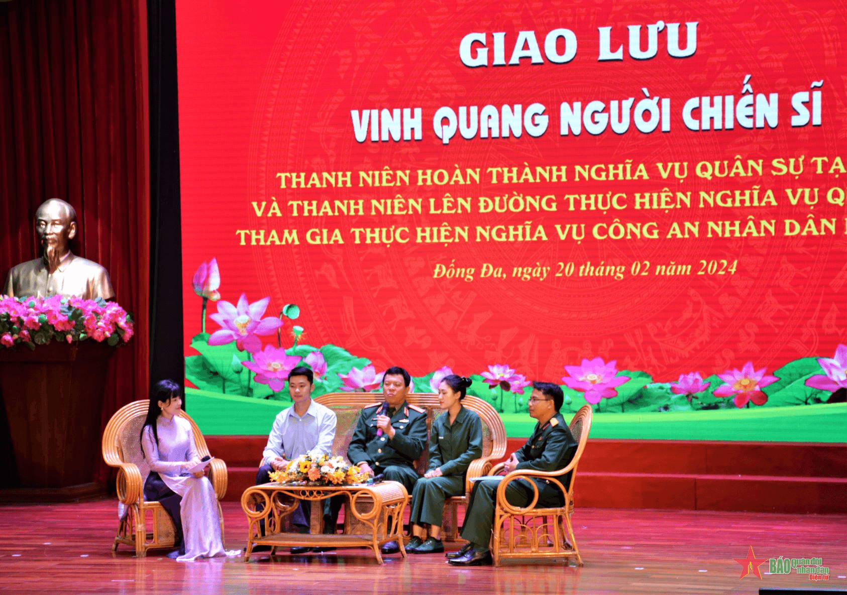 Quận Đống Đa gặp mặt thanh niên chuẩn bị nhập ngũ