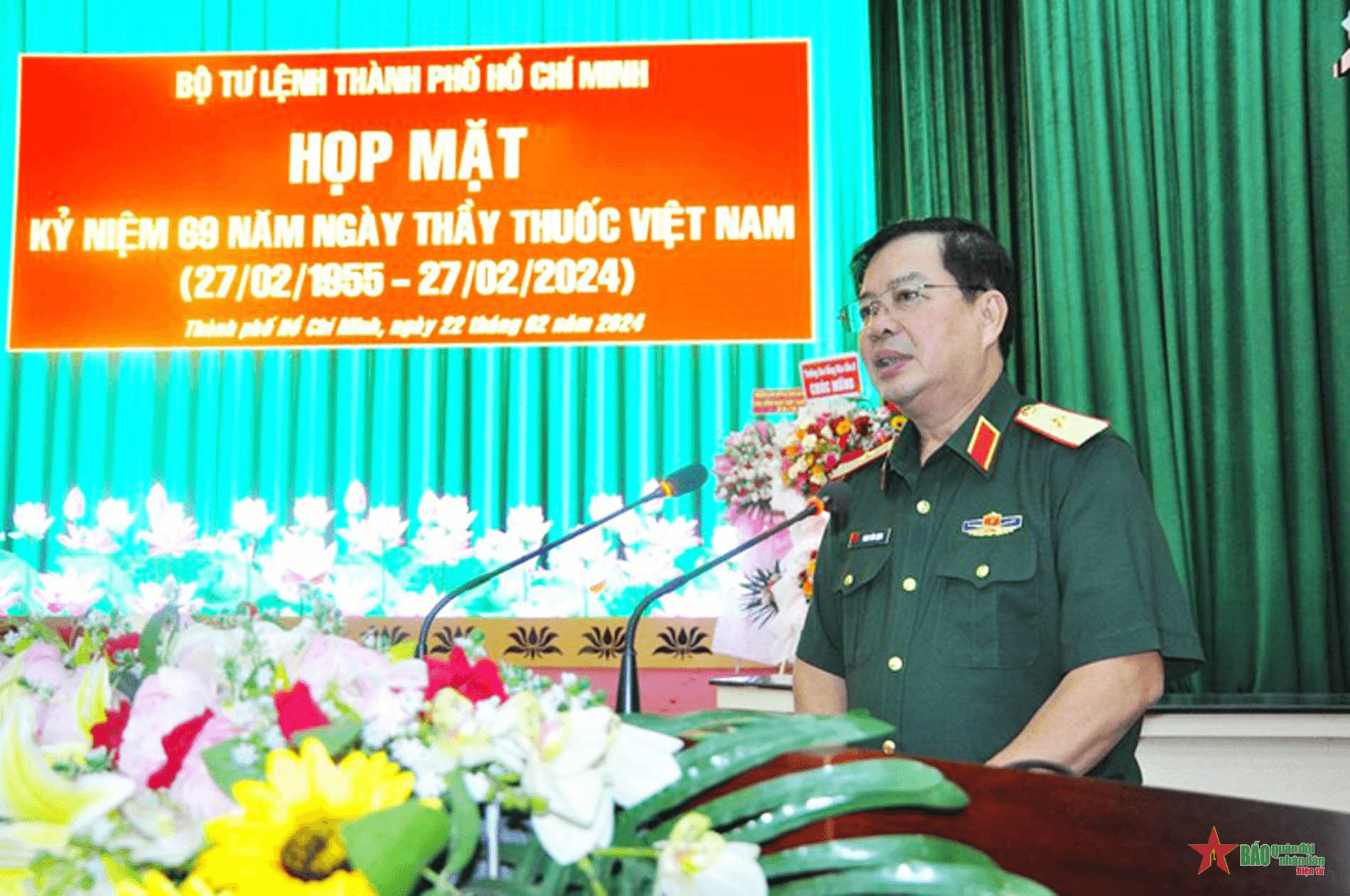 Bộ tư lệnh TP Hồ Chí Minh họp mặt kỷ niệm Ngày Thầy thuốc Việt Nam