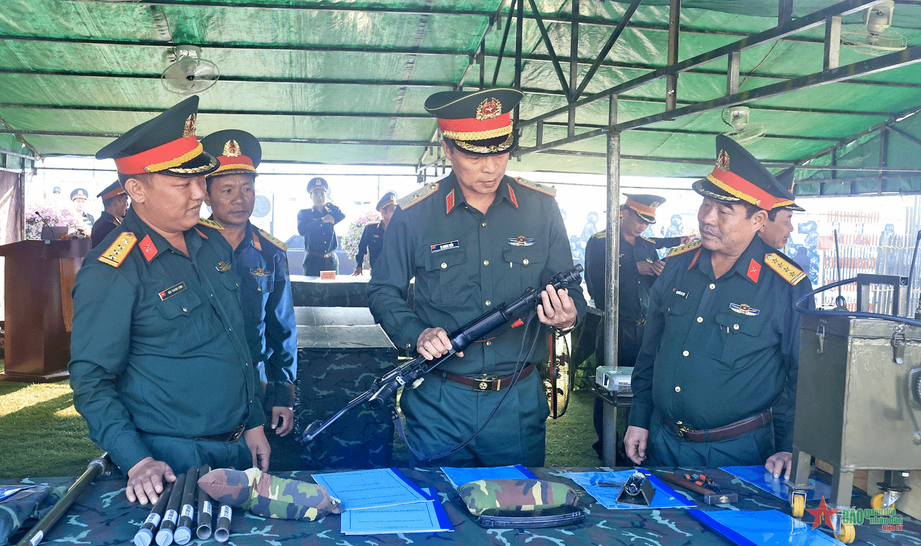 Bộ Tổng Tham mưu QĐND Việt Nam kiểm tra công tác chuẩn bị huấn luyện tại Trung đoàn Pháo binh 4