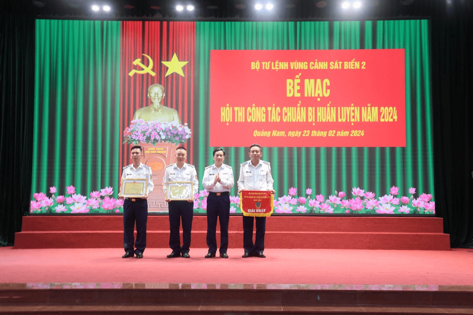 Vùng Cảnh sát biển 2 tổ chức hội thi chuẩn bị ra quân huấn luyện 2024