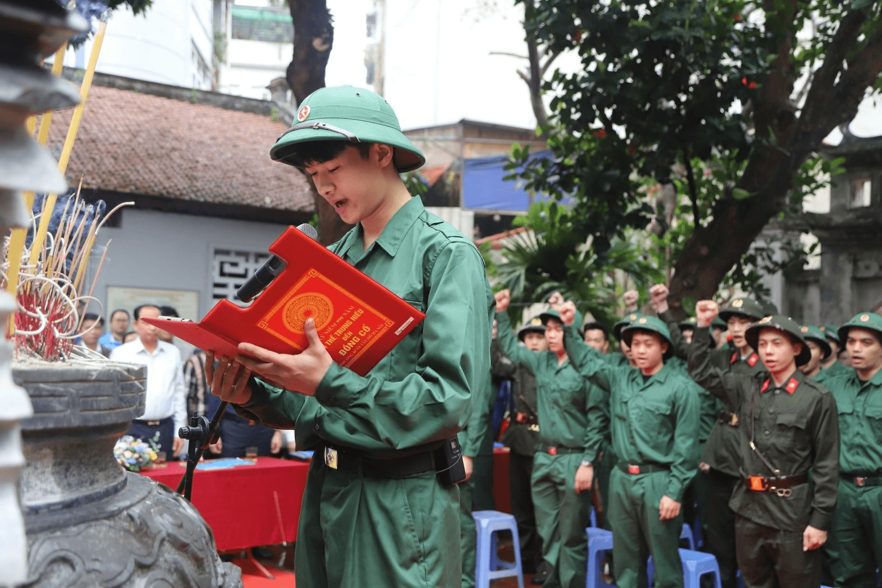 DIỄN ĐÀN LỜI HỨA VỚI HẬU PHƯƠNG: Đảng viên trẻ trưởng thành từ công tác Đoàn sẵn sàng lên đường nhập ngũ