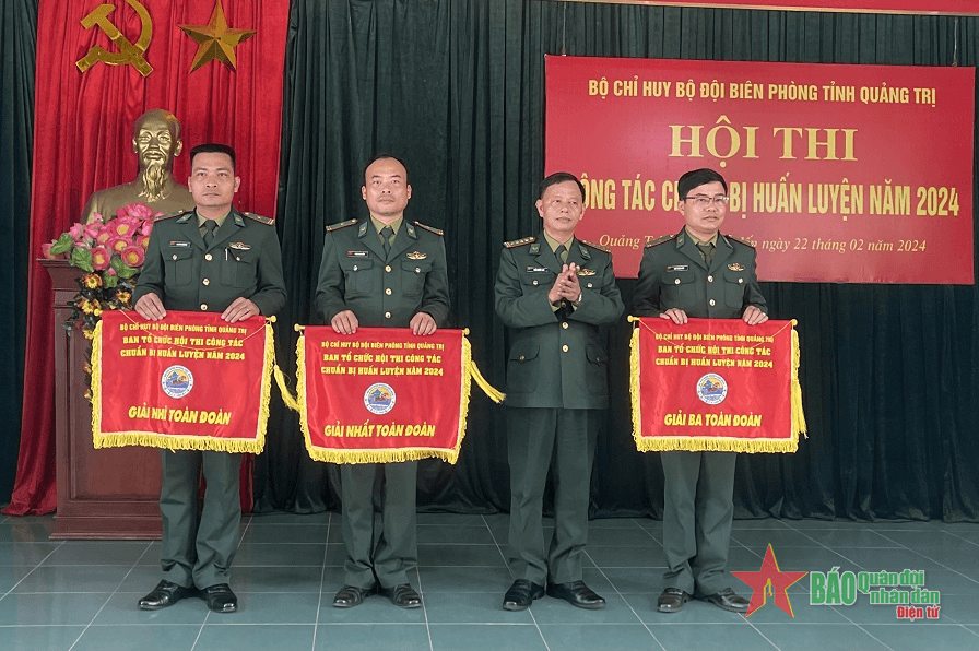 Bộ đội Biên phòng tỉnh Quảng Trị tổ chức Hội thi công tác chuẩn bị huấn luyện năm 2024