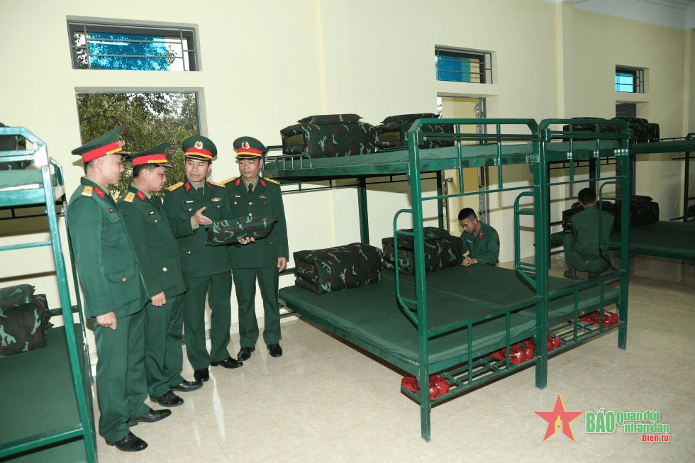 Chủ động bảo đảm hậu cần cho đón nhận, huấn luyện chiến sĩ mới