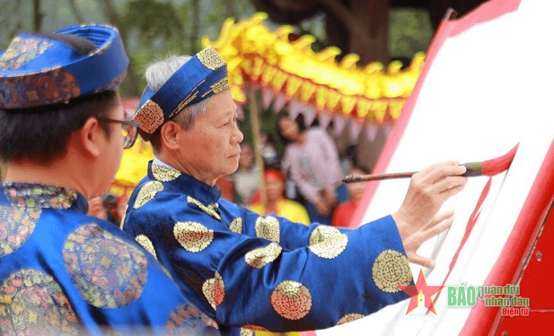 Mỹ tục xin chữ đầu xuân