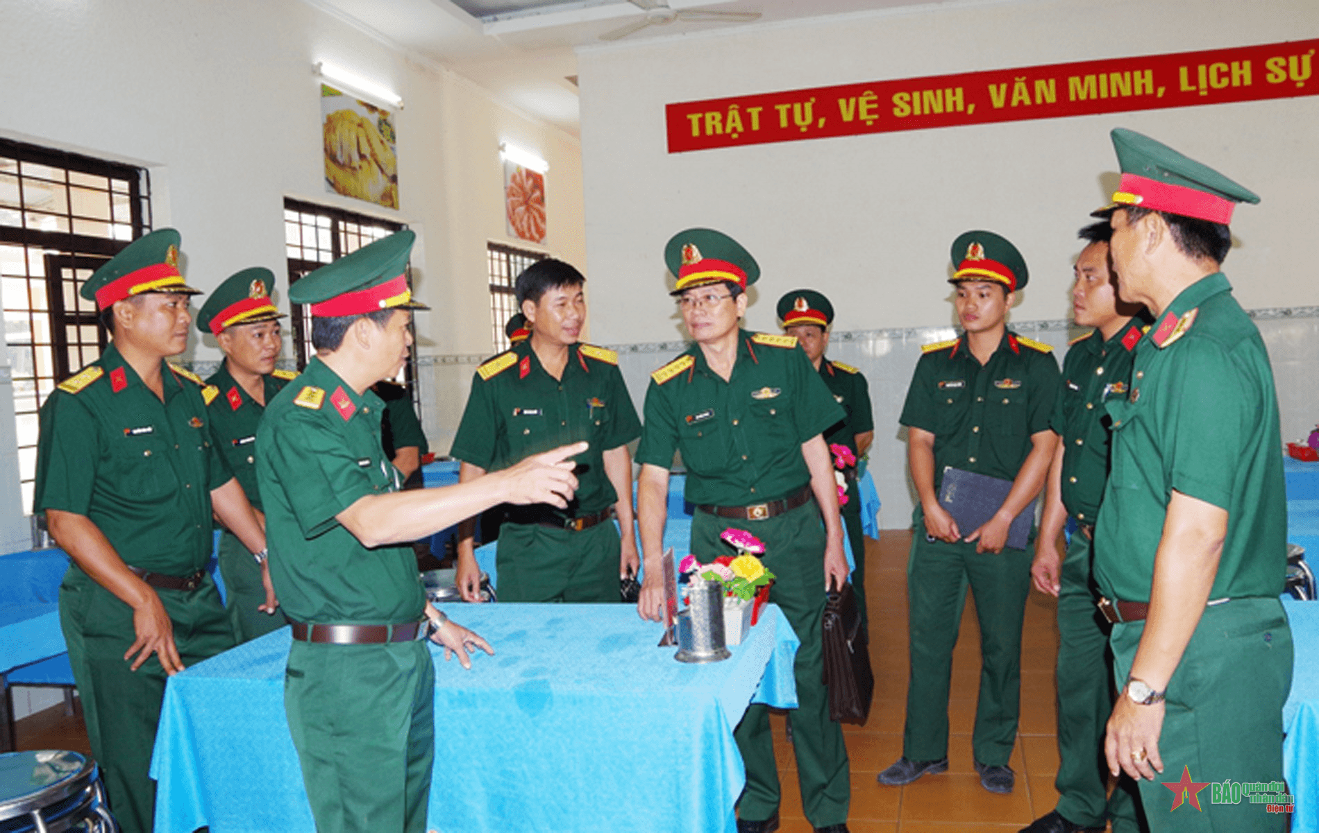 Quân khu 7 kiểm tra công tác chuẩn bị tiếp nhận chiến sĩ mới tại Sư đoàn 5