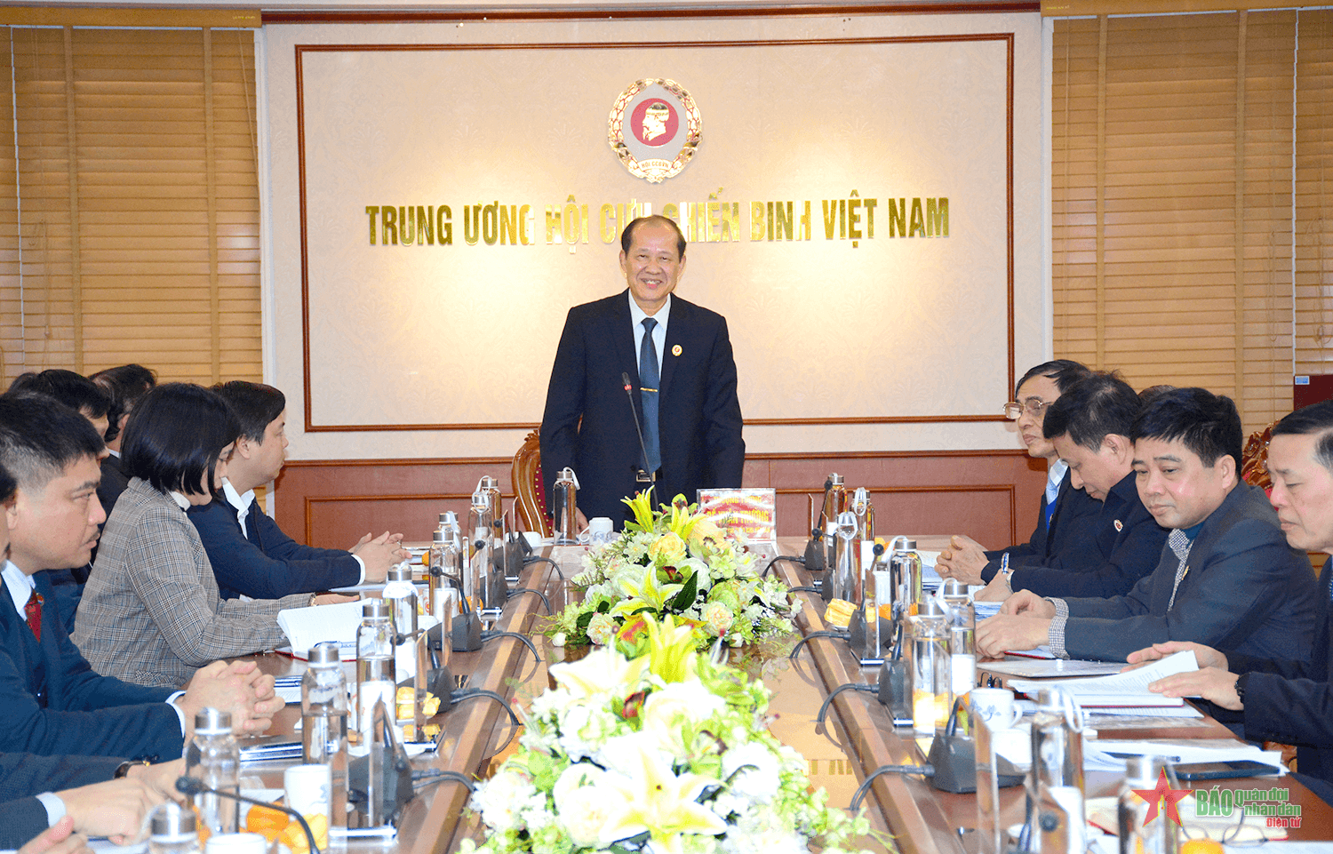 Trung ương Hội Cựu chiến binh Việt Nam gặp mặt báo chí đầu Xuân Giáp Thìn 2024