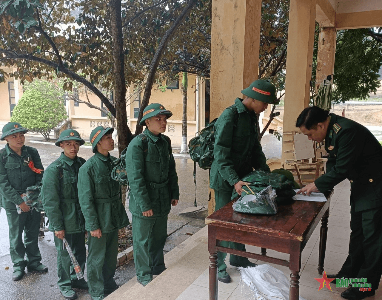 Cục Quân nhu hướng dẫn bảo đảm quân trang cho chiến sĩ mới nhập ngũ năm 2024