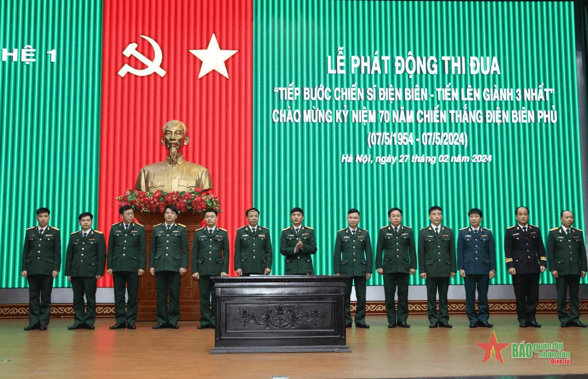 Phát động thi đua cao điểm “Tiếp bước chiến sĩ Điện Biên - Tiến lên giành 3 nhất”