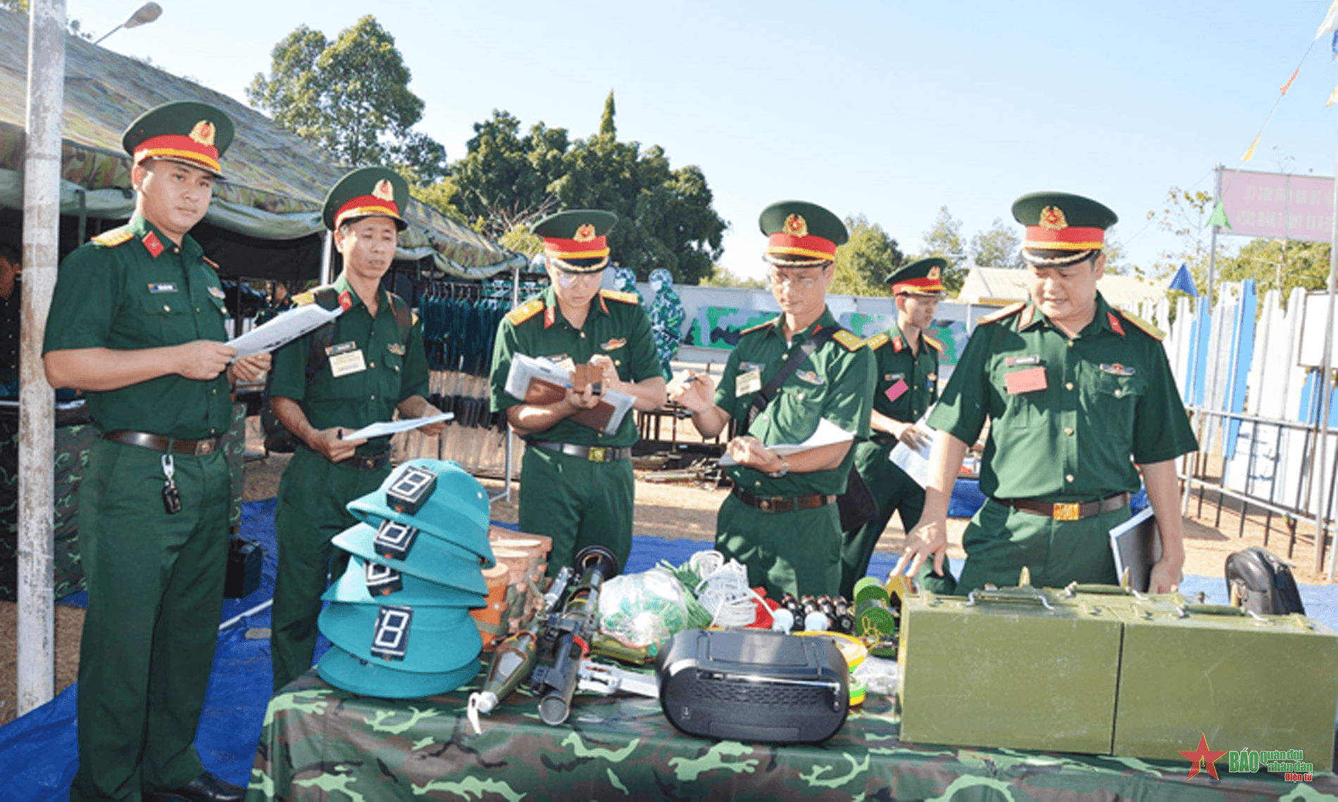 Bộ Chỉ huy Quân sự tỉnh Bình Phước bế mạc Hội thi mô hình học cụ huấn luyện năm 2024