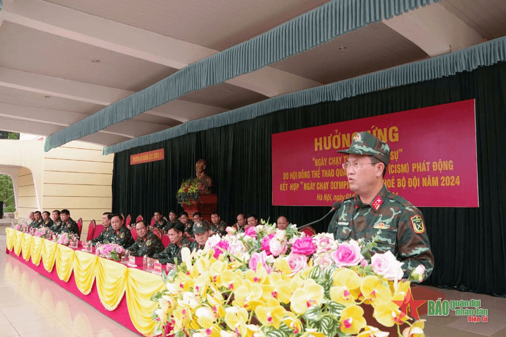 Trường Sĩ quan Lục quân 1 tổ chức “Ngày chạy thể thao quân sự”