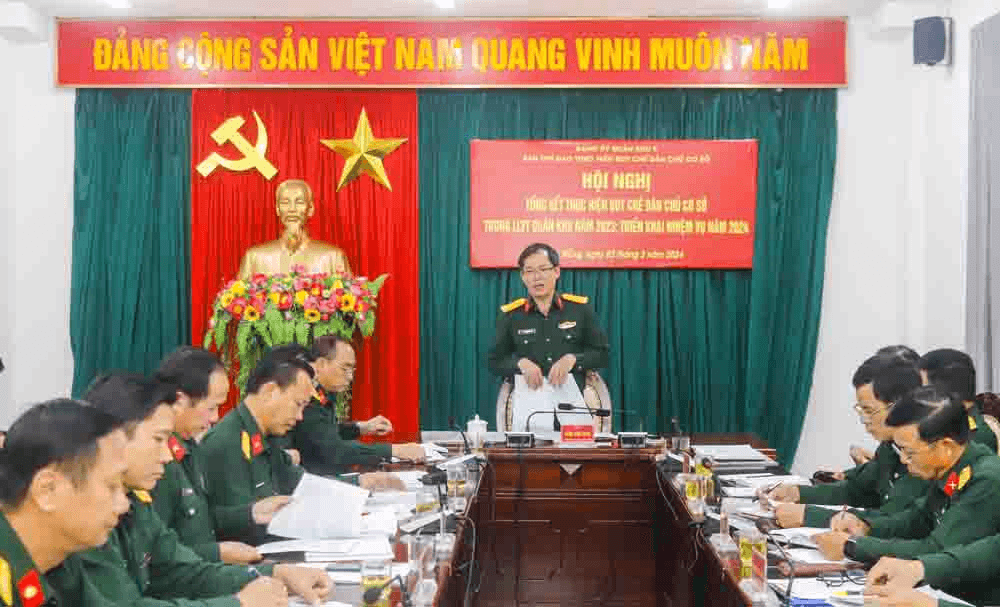 Quân khu 5: Tổng kết thực hiện quy chế dân chủ ở cơ sở