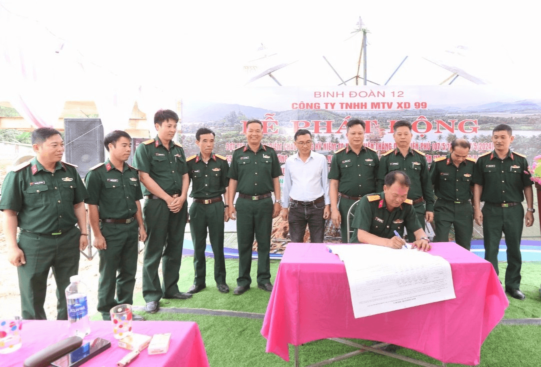 Công ty Xây dựng 99 phát động thi đua cao điểm trên các công trường