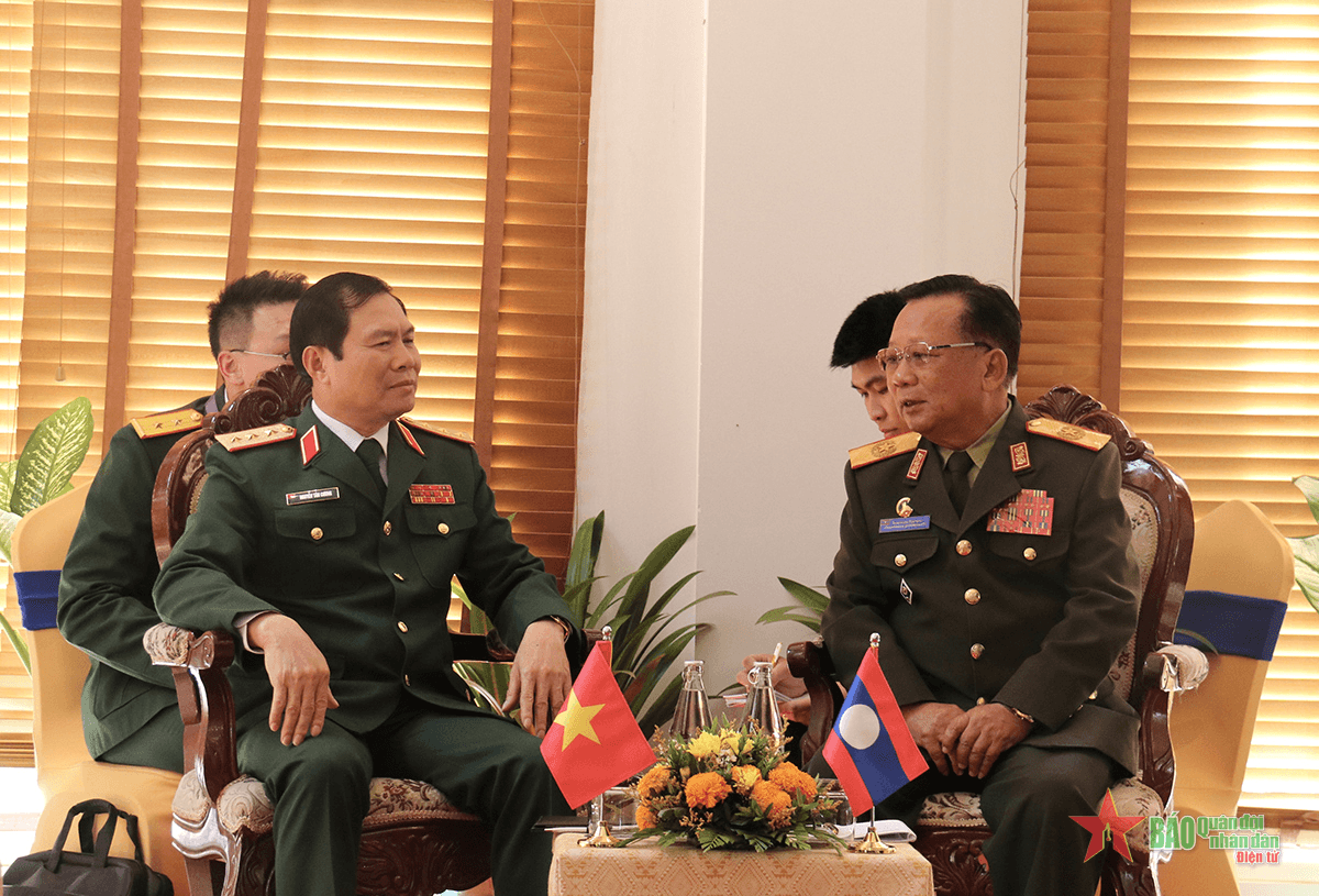 Hoạt động của Thượng tướng Nguyễn Tân Cương tại Lào
