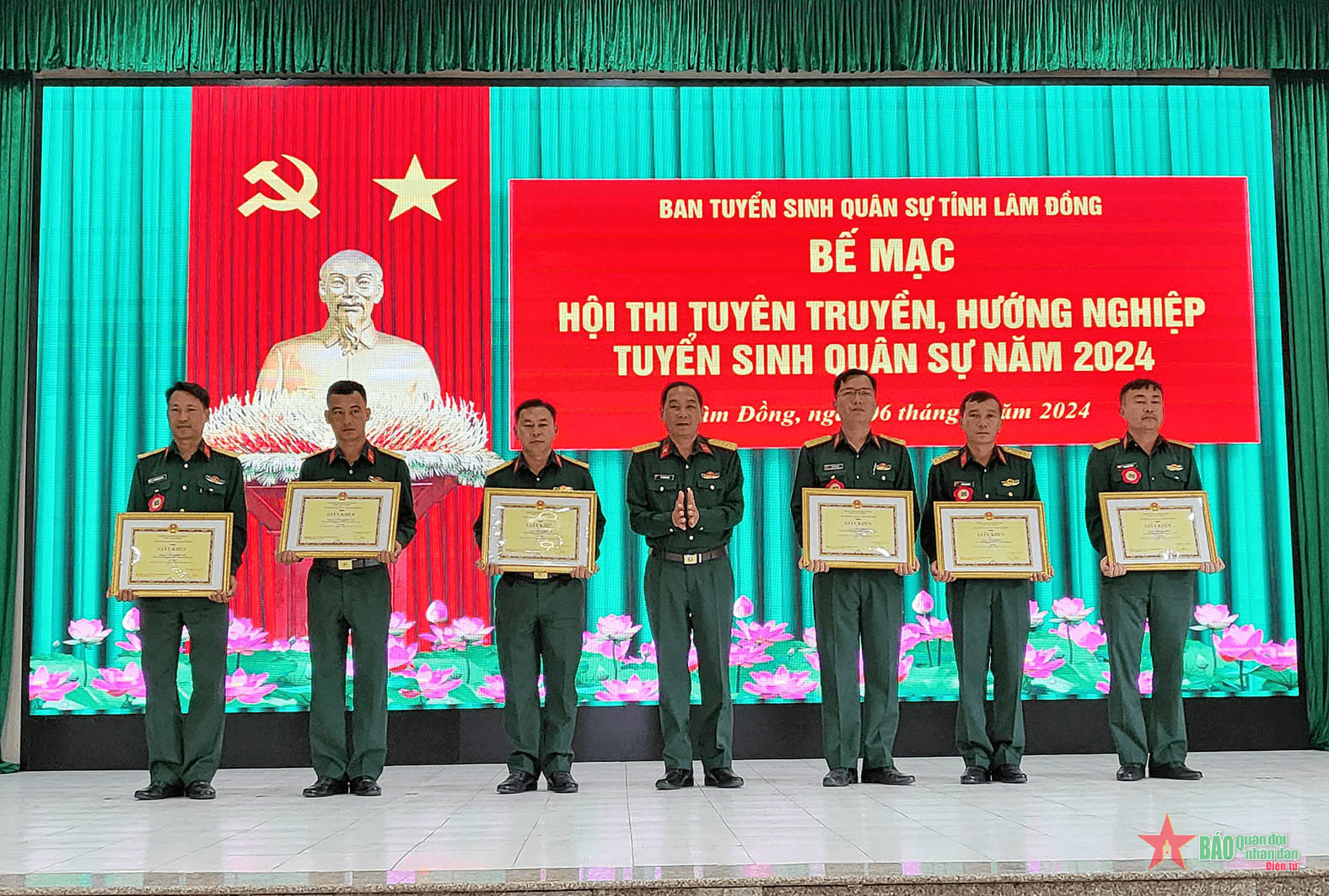 Bộ CHQS tỉnh Lâm Đồng nâng cao chất lượng tuyên truyền, hướng nghiệp, tuyển sinh quân sự năm 2024