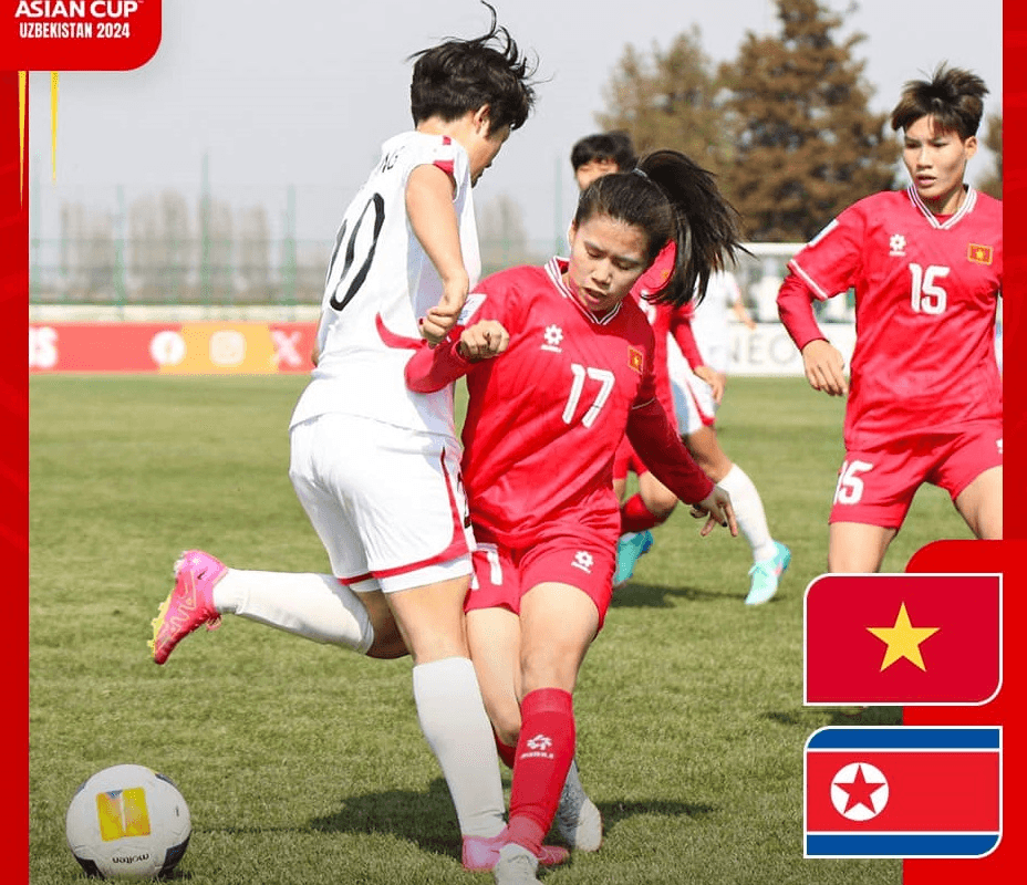 U20 nữ Việt Nam không thể tạo bất ngờ trước U20 nữ CHDCND Triều Tiên