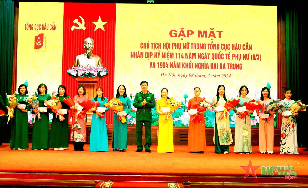 Tổng cục Hậu cần gặp mặt 50 “thủ lĩnh” của phong trào phụ nữ

​