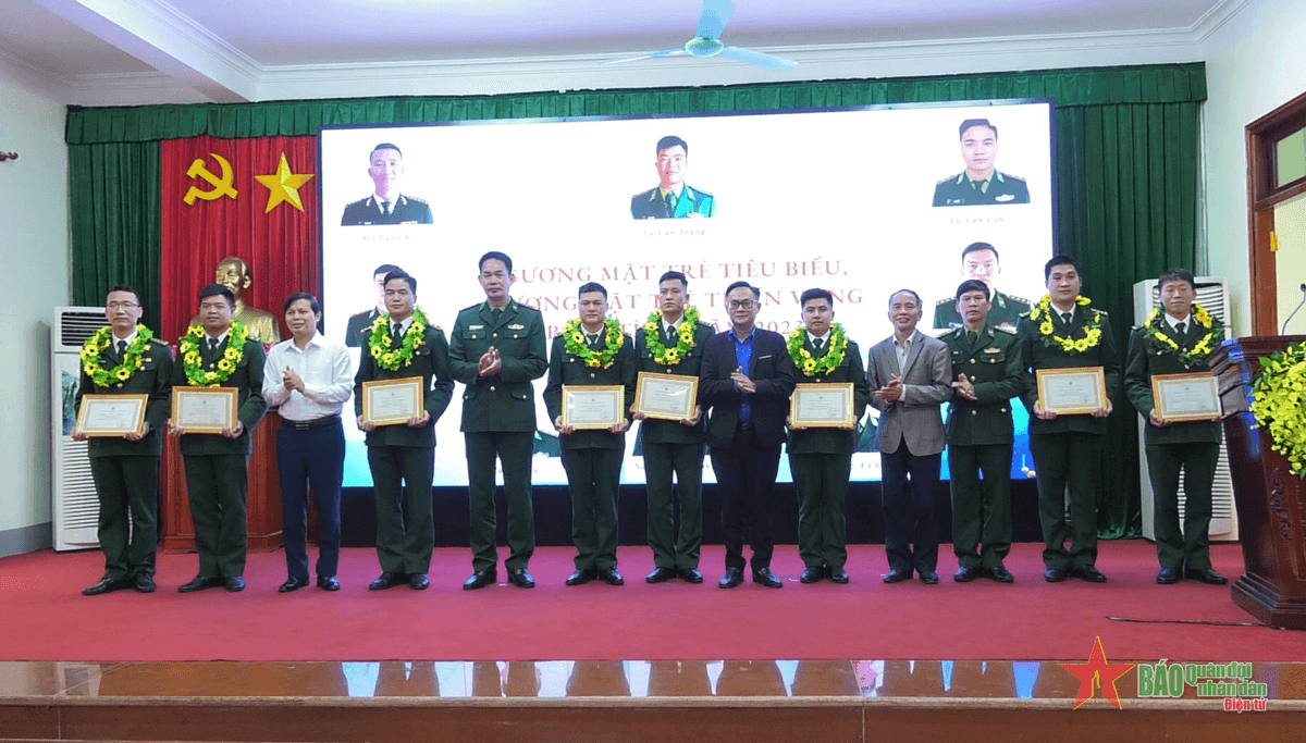 Bộ đội Biên phòng tỉnh Sơn La tuyên dương “Gương mặt trẻ tiêu biểu, Gương mặt trẻ triển vọng” năm 2023