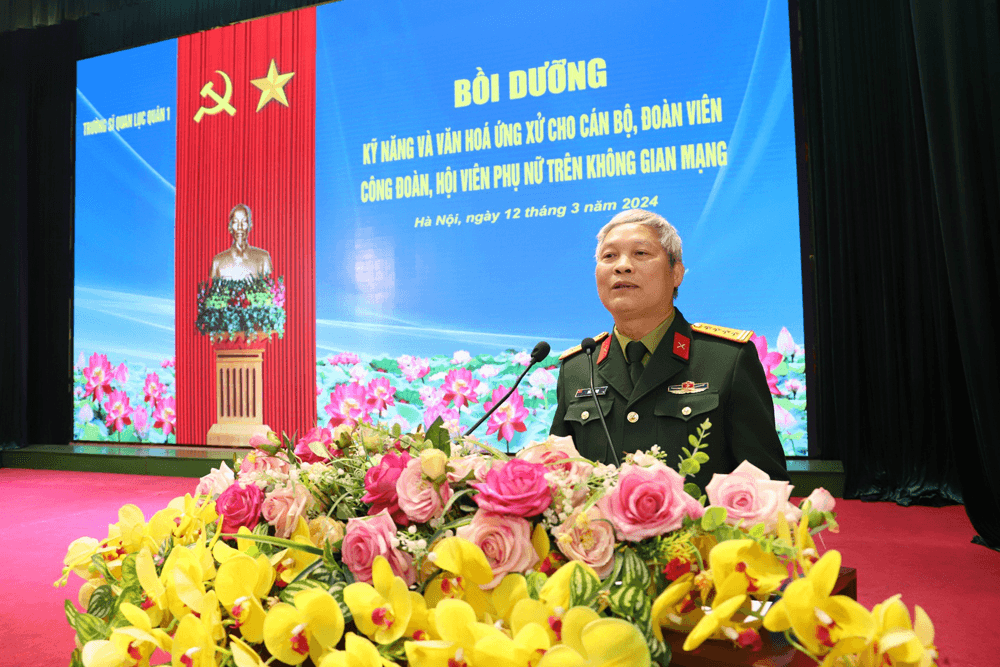 Trường Sĩ quan Lục quân 1: Bồi dưỡng kỹ năng và văn hóa ứng xử trên không gian mạng