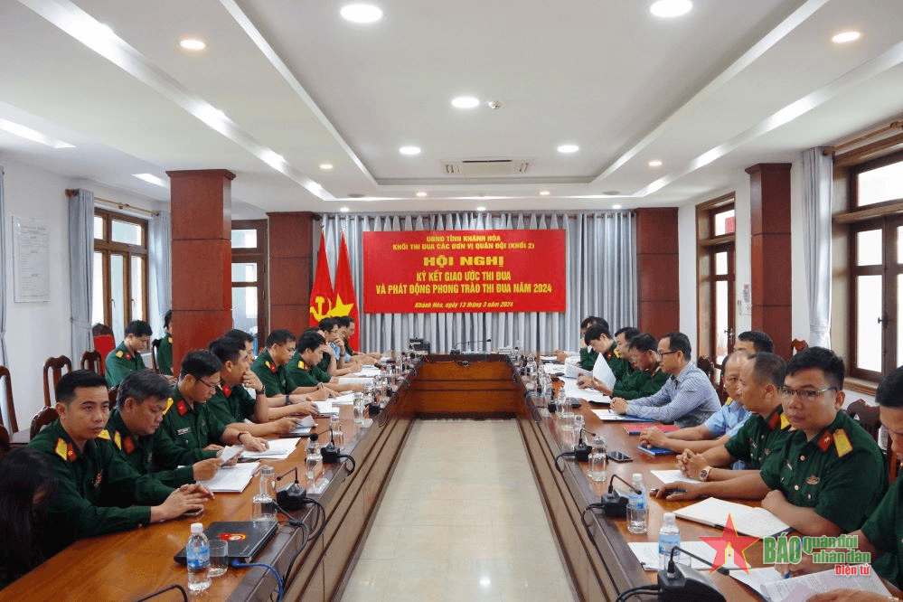 Hội nghị ký kết giao ước thi đua khối các đơn vị Quân đội đóng quân trên địa bàn tỉnh Khánh Hòa làm công tác dân vận