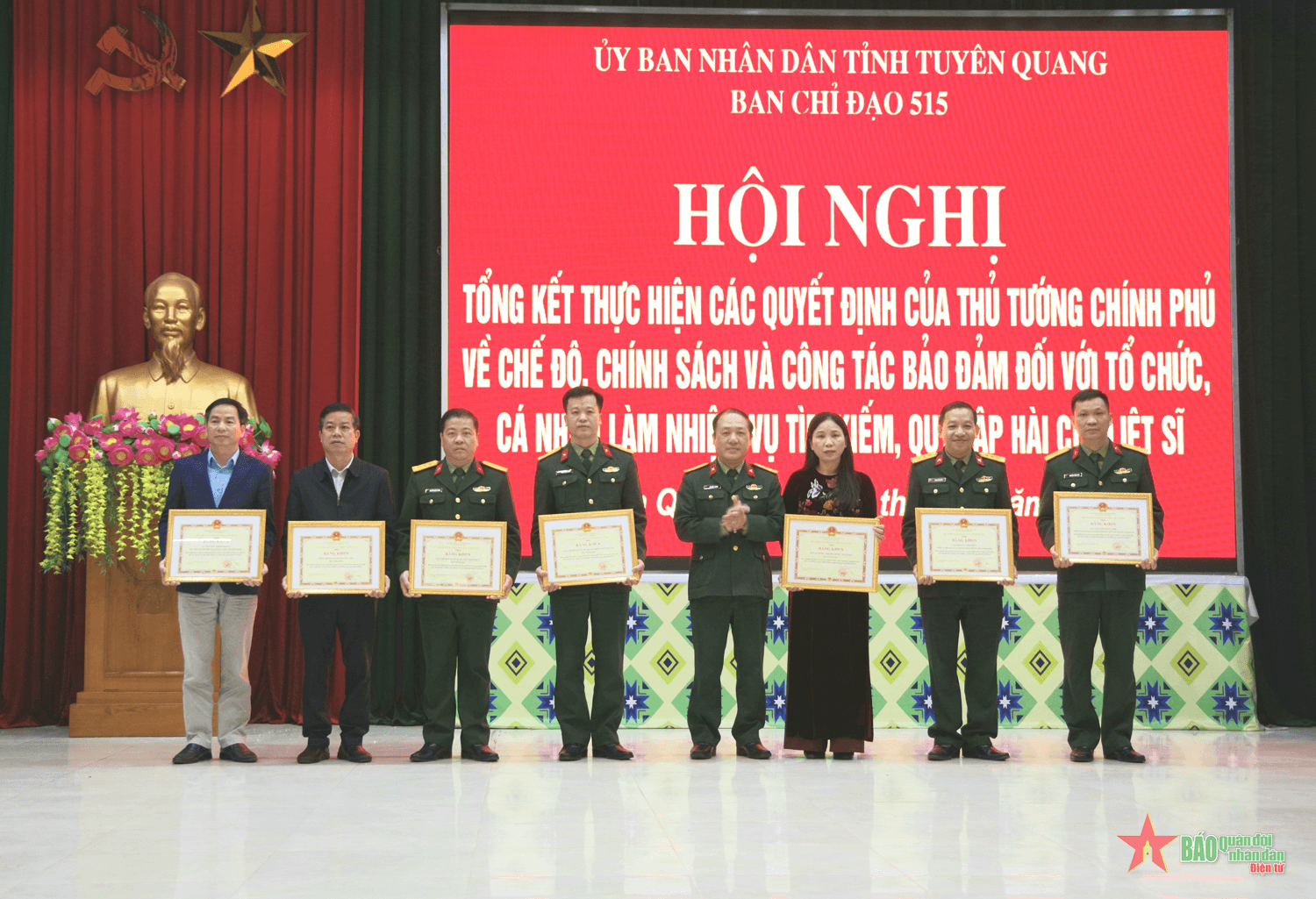 Tuyên Quang tổng kết 10 năm thực hiện công tác tìm kiếm, quy tập hài cốt liệt sĩ