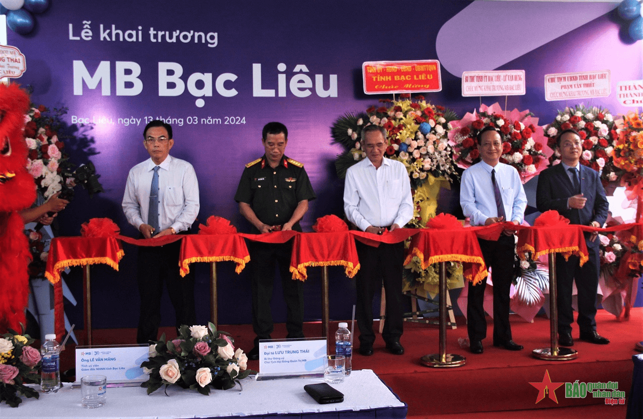 Ngân hàng Thương mại cổ phần Quân đội khai trương chi nhánh Bạc Liêu