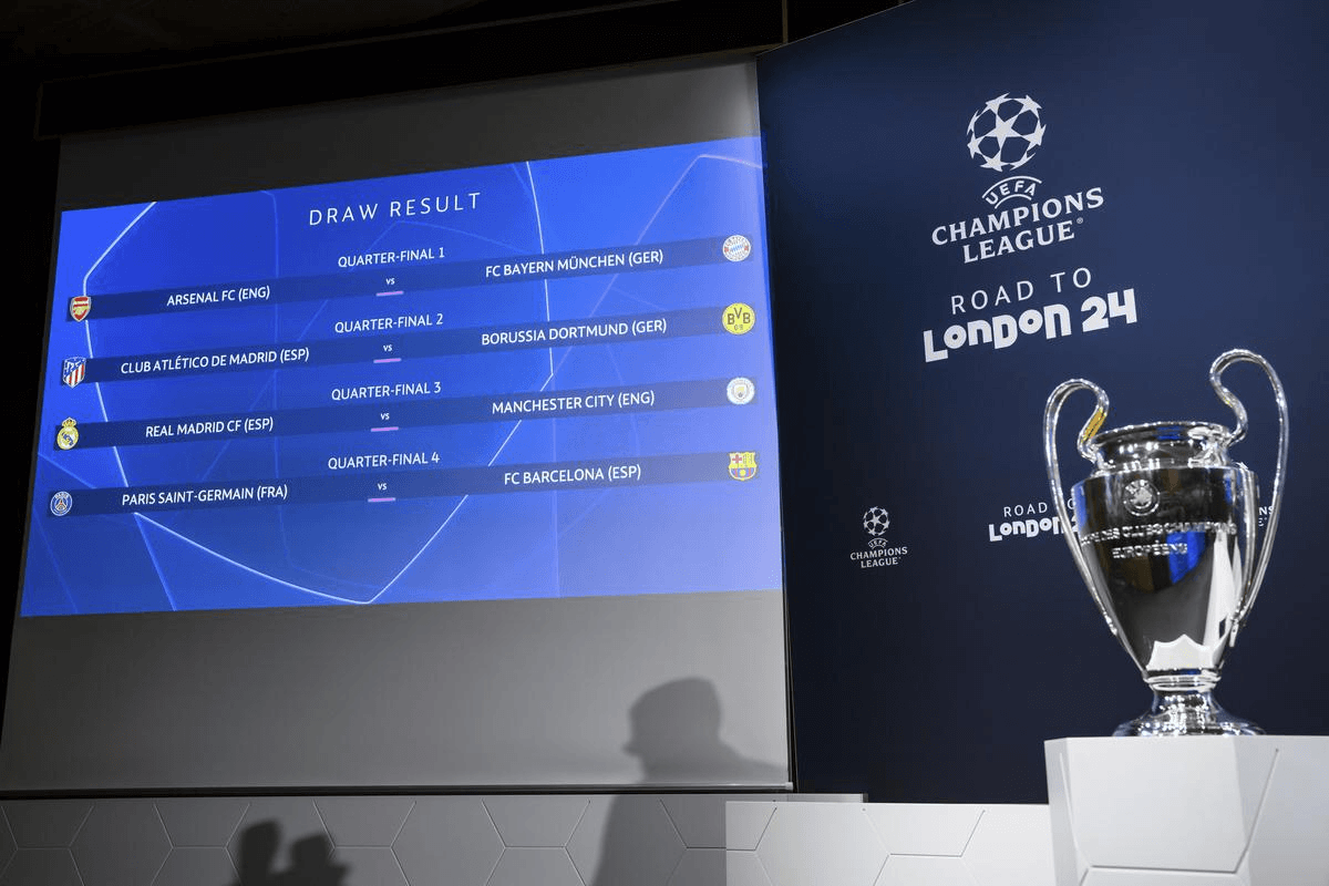 Tứ kết Cúp C1 châu Âu: Hai “đại chiến” Real-Man City và Arsenal-Bayern