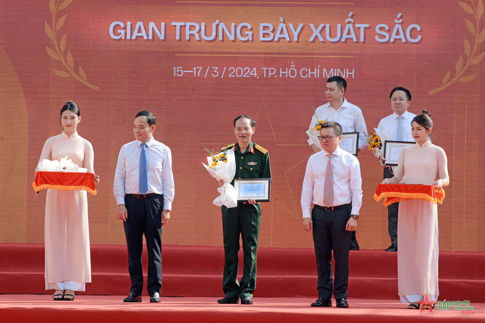 Khối báo chí Quân đội đoạt giải A gian trưng bày xuất sắc tại Hội báo toàn quốc 2024
