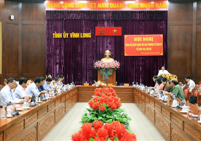 Vĩnh Long luân chuyển, điều động, bổ nhiệm nhiều cán bộ chủ chốt