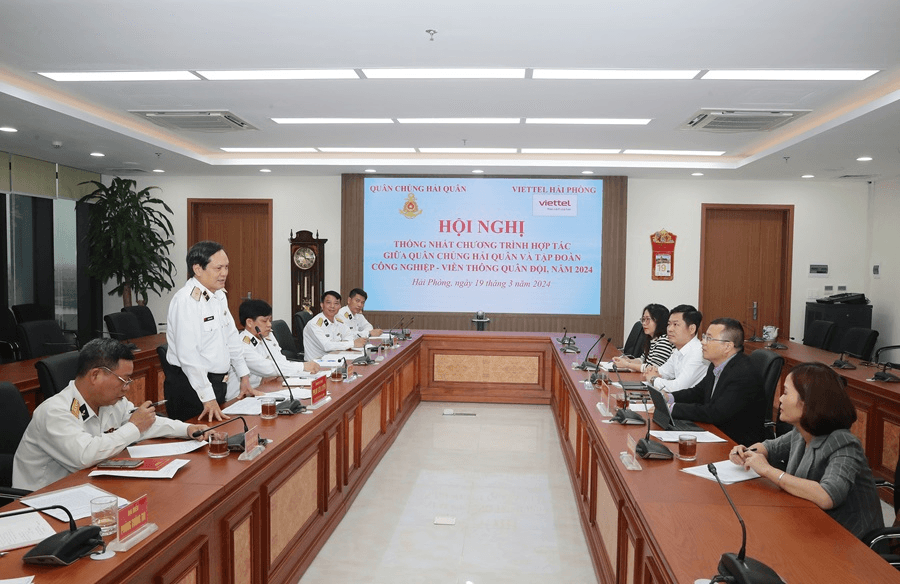 Nâng cao chất lượng hợp tác giữa Quân chủng Hải quân và Viettel