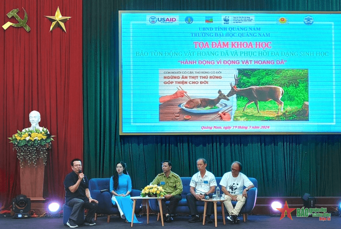 Quảng Nam: Lan tỏa thông điệp bảo vệ động vật hoang dã đến giới trẻ