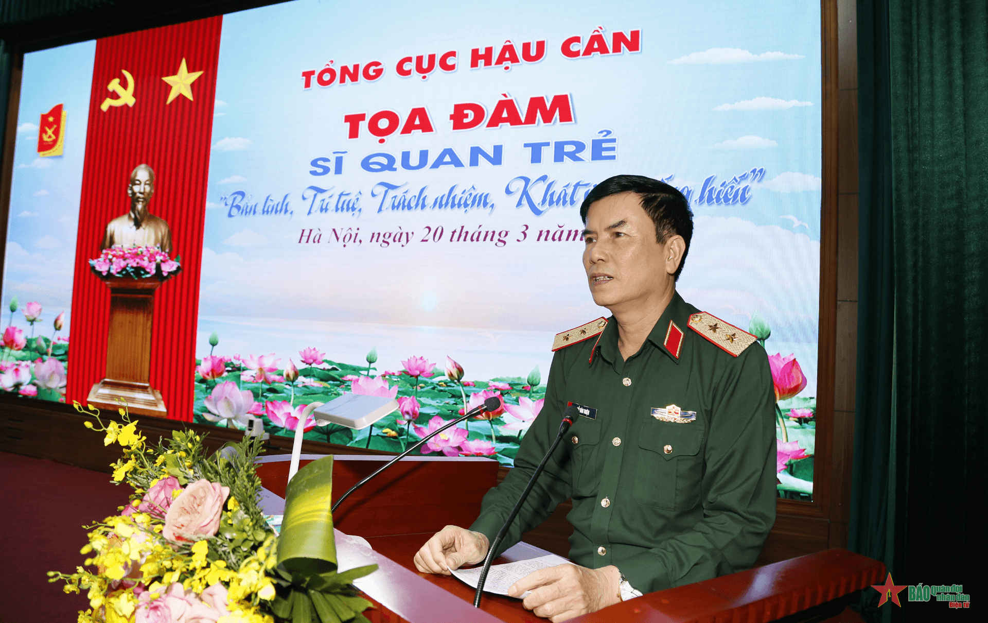 Sĩ quan trẻ Tổng cục Hậu cần nêu cao bản lĩnh, trí tuệ, trách nhiệm và khát vọng cống hiến​