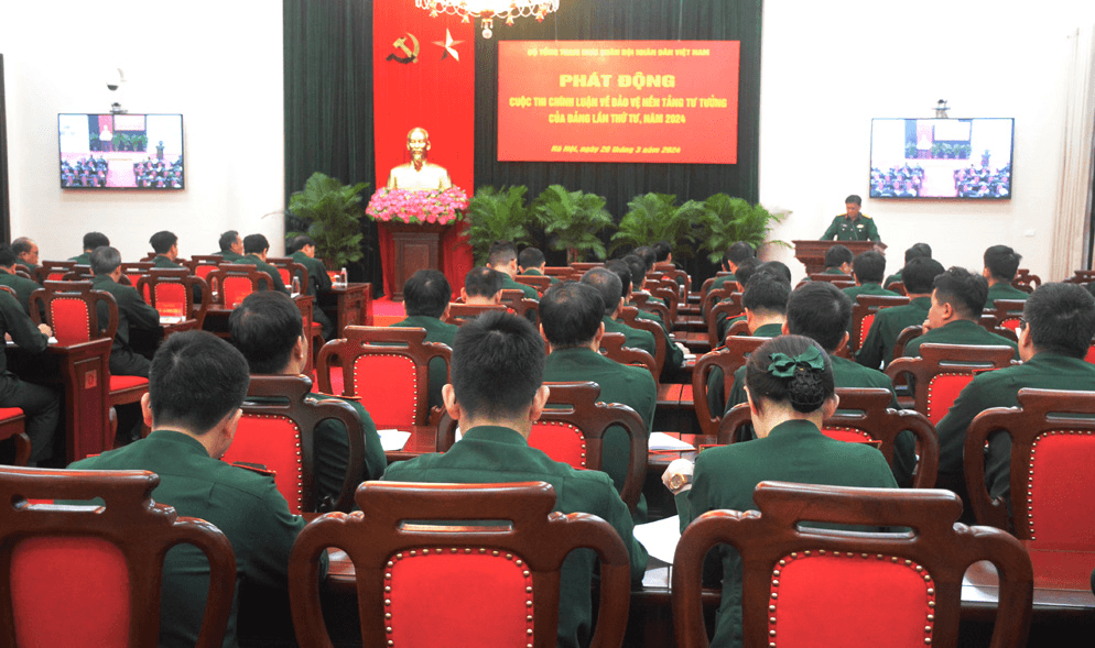 Bộ Tổng Tham mưu phát động Cuộc thi chính luận Bảo vệ nền tảng tư tưởng của Đảng trong Quân đội lần thứ 4
