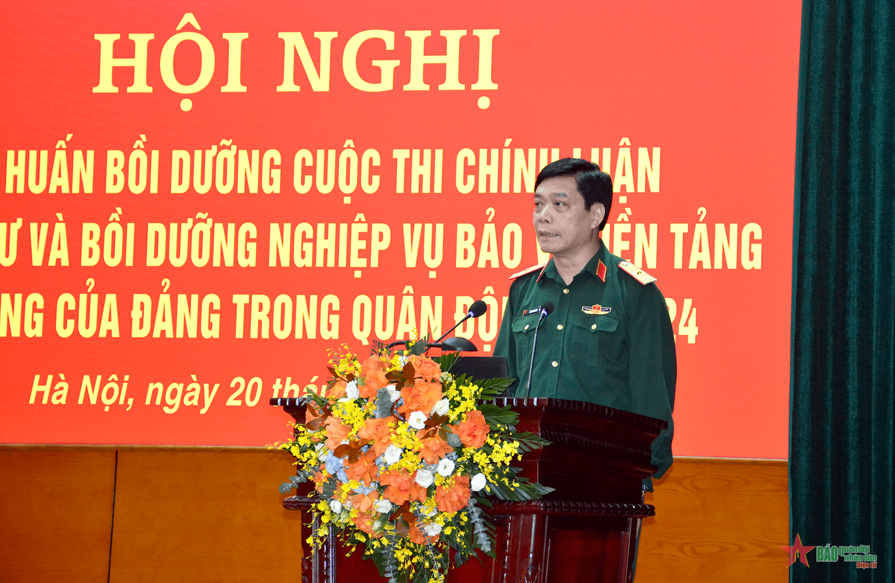 Bồi dưỡng cuộc thi chính luận và nghiệp vụ bảo vệ nền tảng tư tưởng của Đảng trong Quân đội