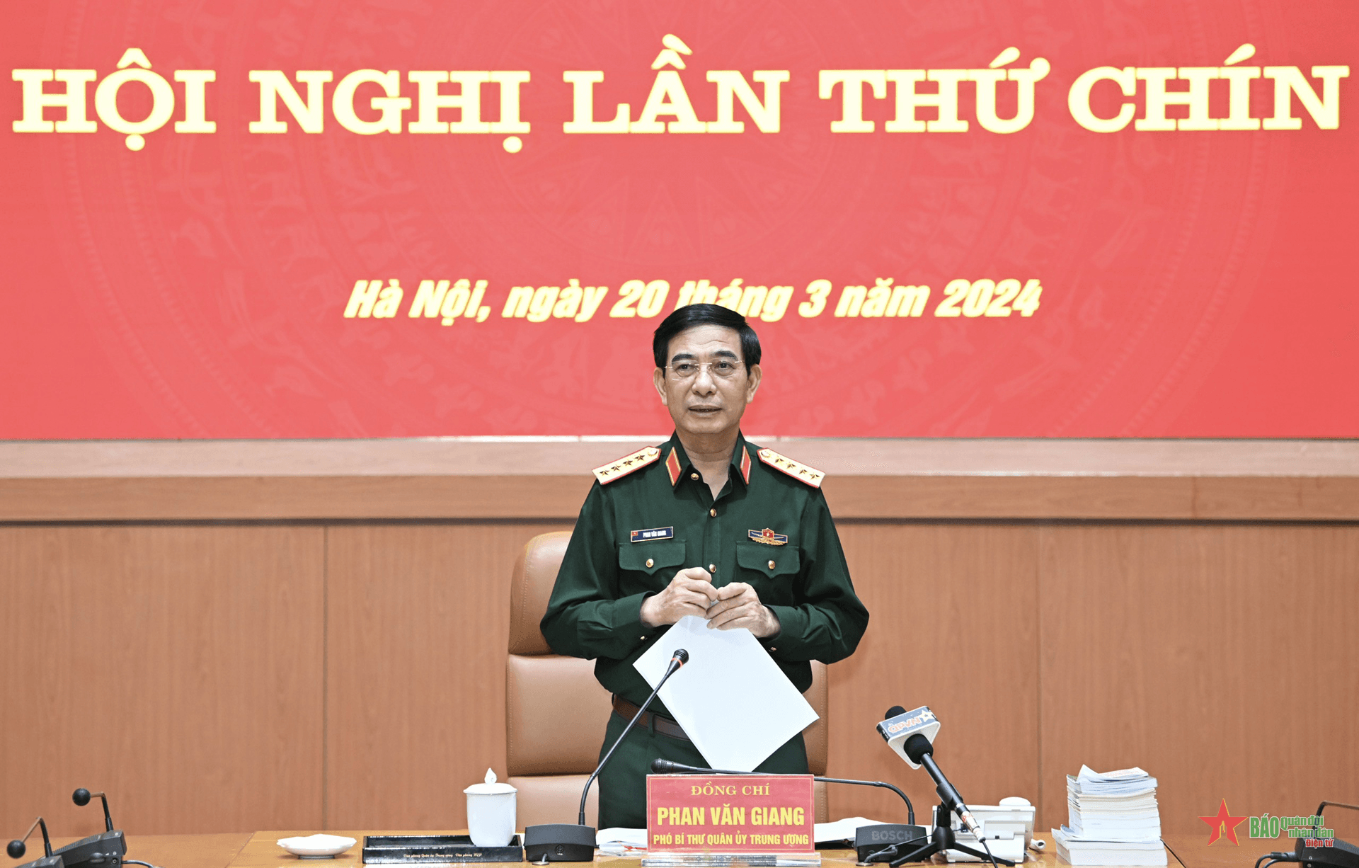 Đại tướng Phan Văn Giang: Toàn quân tập trung làm tốt công tác giáo dục chính trị