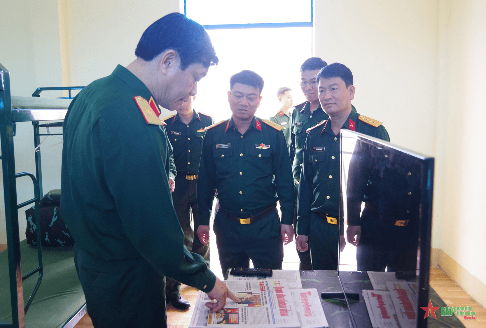 Cục Tuyên huấn kiểm tra công tác bảo đảm cho Hội nghị tuyên truyền Kỷ niệm 70 năm Chiến thắng Điện Biên Phủ