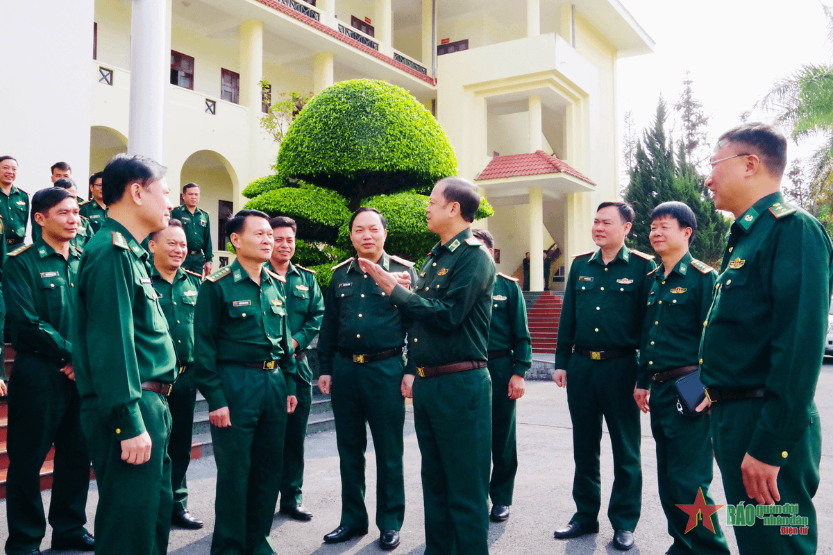 Trung tướng Nguyễn Anh Tuấn thăm, làm việc với Bộ đội Biên phòng tỉnh Lai Châu
